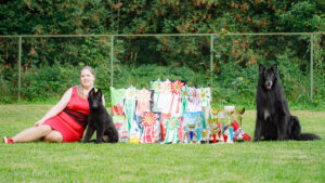 Грюнендали — щенок и ветеран, с выигранными за день призами. Балашиха 06.09.2025